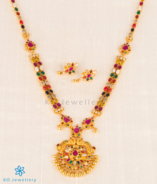 gold plated Indian bridal jewelry set online at KO