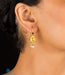 Auspicious gold dipped Ganesha earrings online