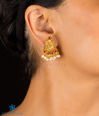 The Paramaa Silver Laxmi Earrings