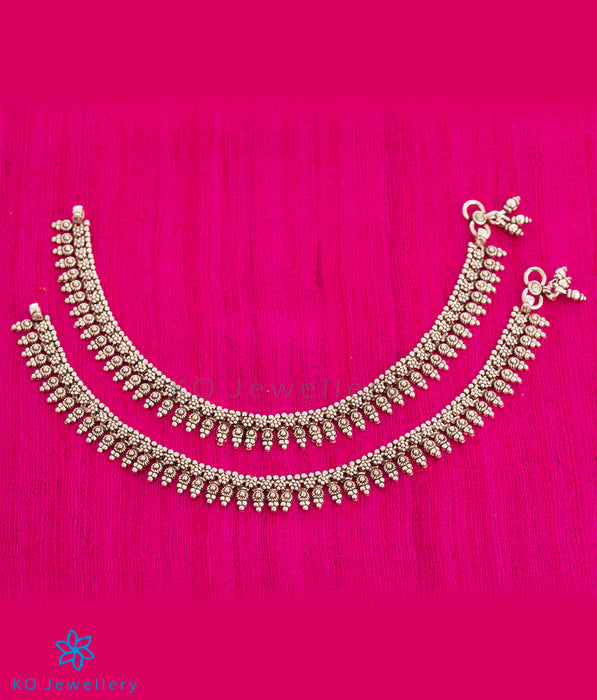 The Taraash Silver Anklets