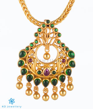 The Hridya Silver Pendant (Green)