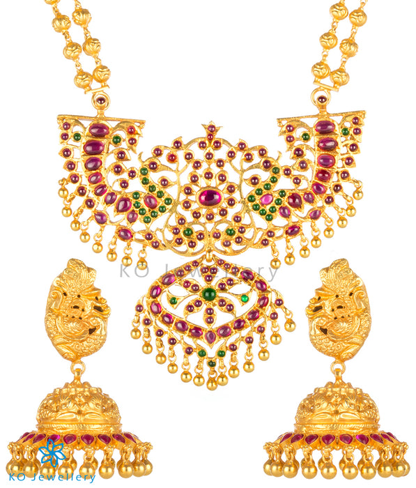 The Ramyati Silver Makarakanti Necklace