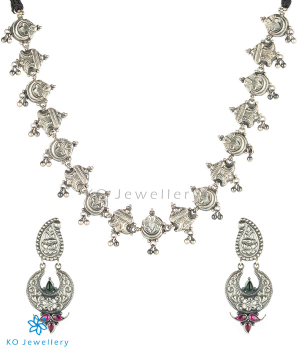 The Abhyudaya Silver Necklace