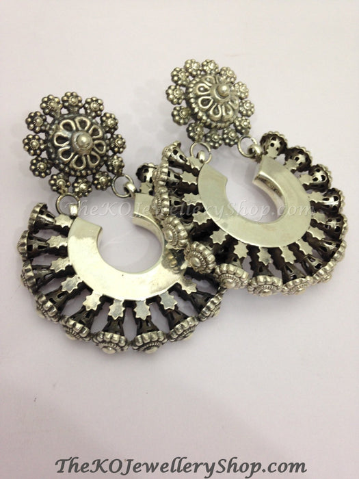 Unique earrings  pure silver  buy online 