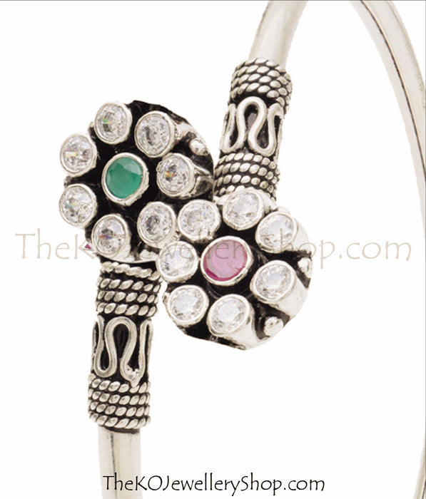 sterling silver flexible bangle bracelet jewelry