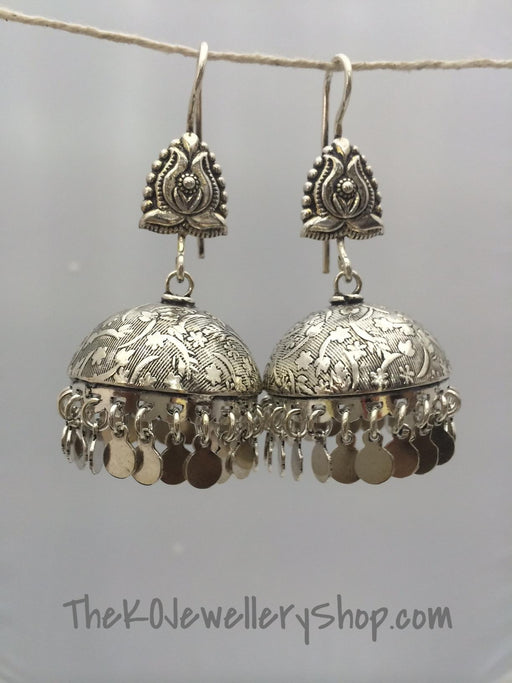 jhumka antique silver jewellery online shopping