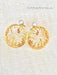 pure 925 silver bali earrings in 24k gold plating