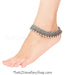Bridal collection silver anklets for women shop online