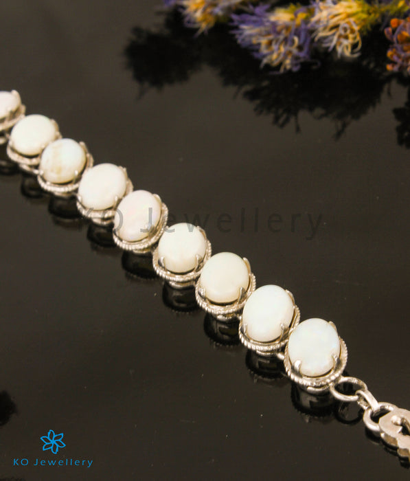 The Opal Gemstone Silver Bracelet (Small)