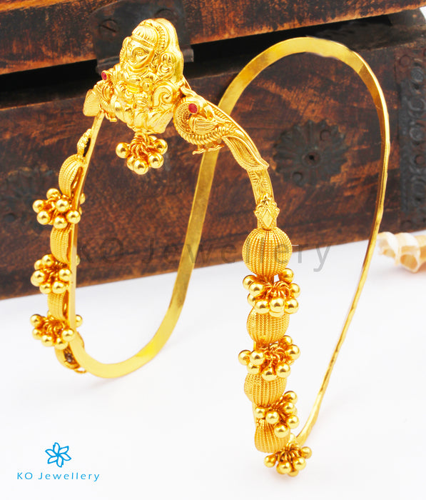 Buy Voylla Abharan Gold Plated Red Stones and Pearls Bracelet online