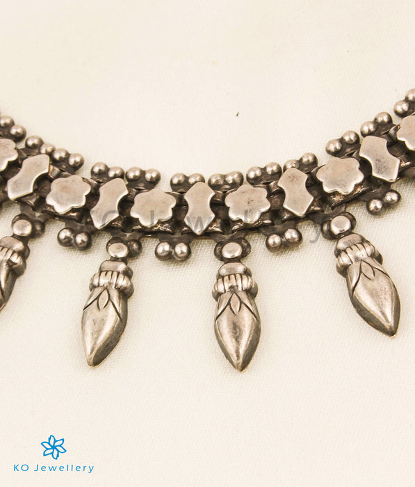 The Ayudhin Silver Antique Necklace