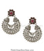 chand-bali style Sterling Silver (92.5%) earrings for festive and casual wear.