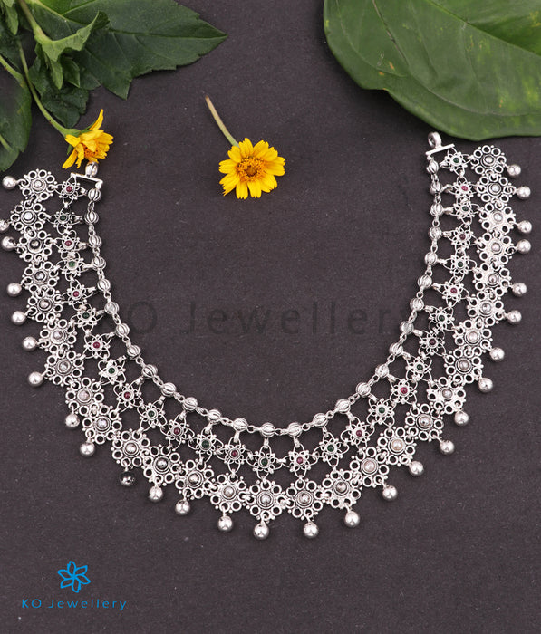 The Urvashi Silver Necklace (Oxidised)