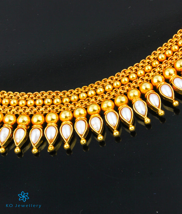 The Kamala Silver Pearl Necklace