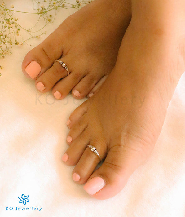 The Cayla Silver Toe-Rings