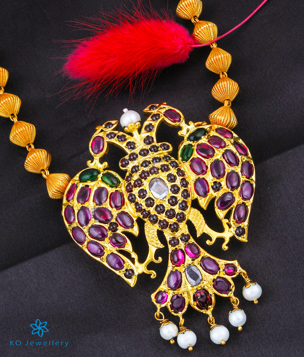 The Niyathi Gandaberunda Silver Necklace