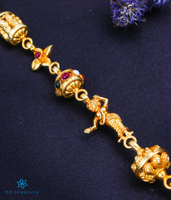 The Ishita Silver Lakshmi Navaratna Chain