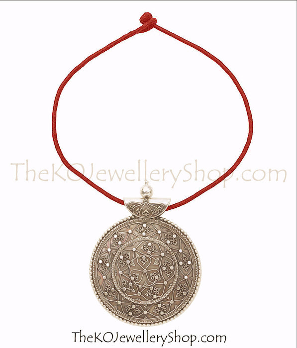 925 sterling silver antique pendant jewellery for women