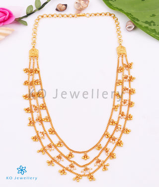 The Jhilmil Silver Layered Pearl Necklace (3 layers)