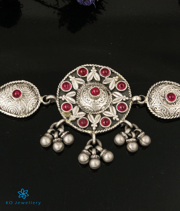 The Suryakamala Silver Choker Necklace