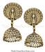 Handcrafted earrings in best south Indian temple jewellery designs 