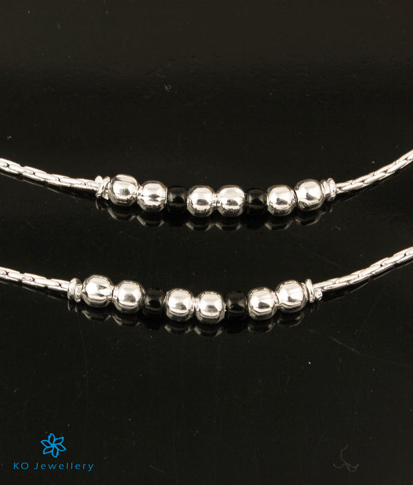 The Nitya Silver Kids Anklets (6 inch)