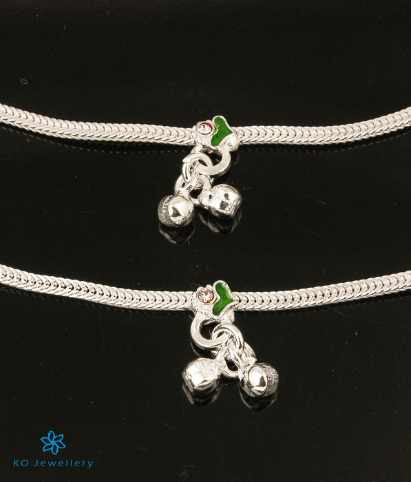 The Tarini Silver Kids Anklets (6 inch)