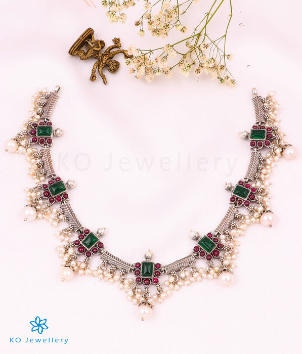 The Ishya Silver Pearl Necklace