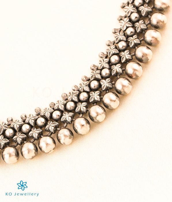 The Samanvaya Antique Silver Necklace (Oxidised)