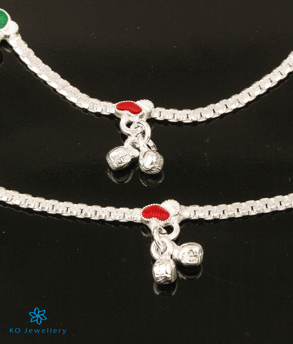 The Piali Silver Kids Anklets (7 inch)
