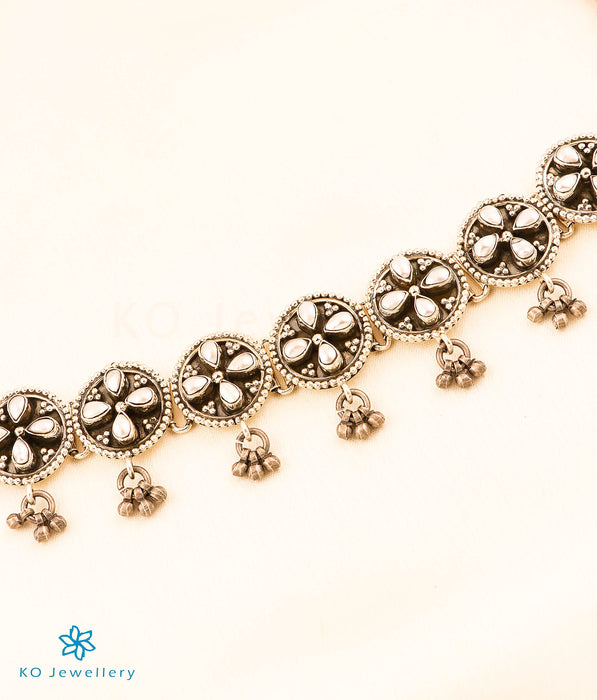 The Nilaya Silver Pearl Choker Necklace