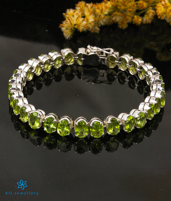 Peridot Gemstone 6 Wire Bracelet w/options - Kimberley Jade - Wire To Fire  Artisan Jewelry