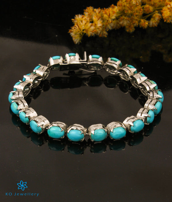 The Turquoise Gemstone Silver Bracelet