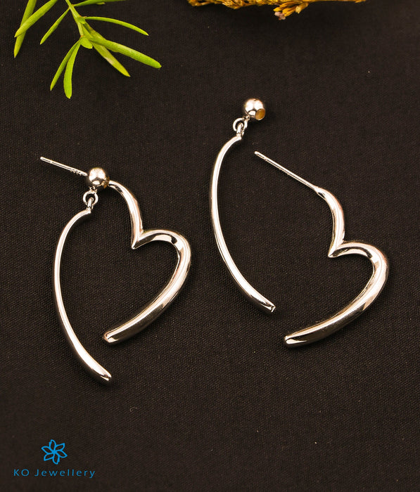 The Mirabelle Silver Front & Back Earrings