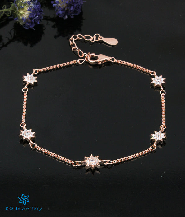 The Stardust Silver Rose-gold Bracelet