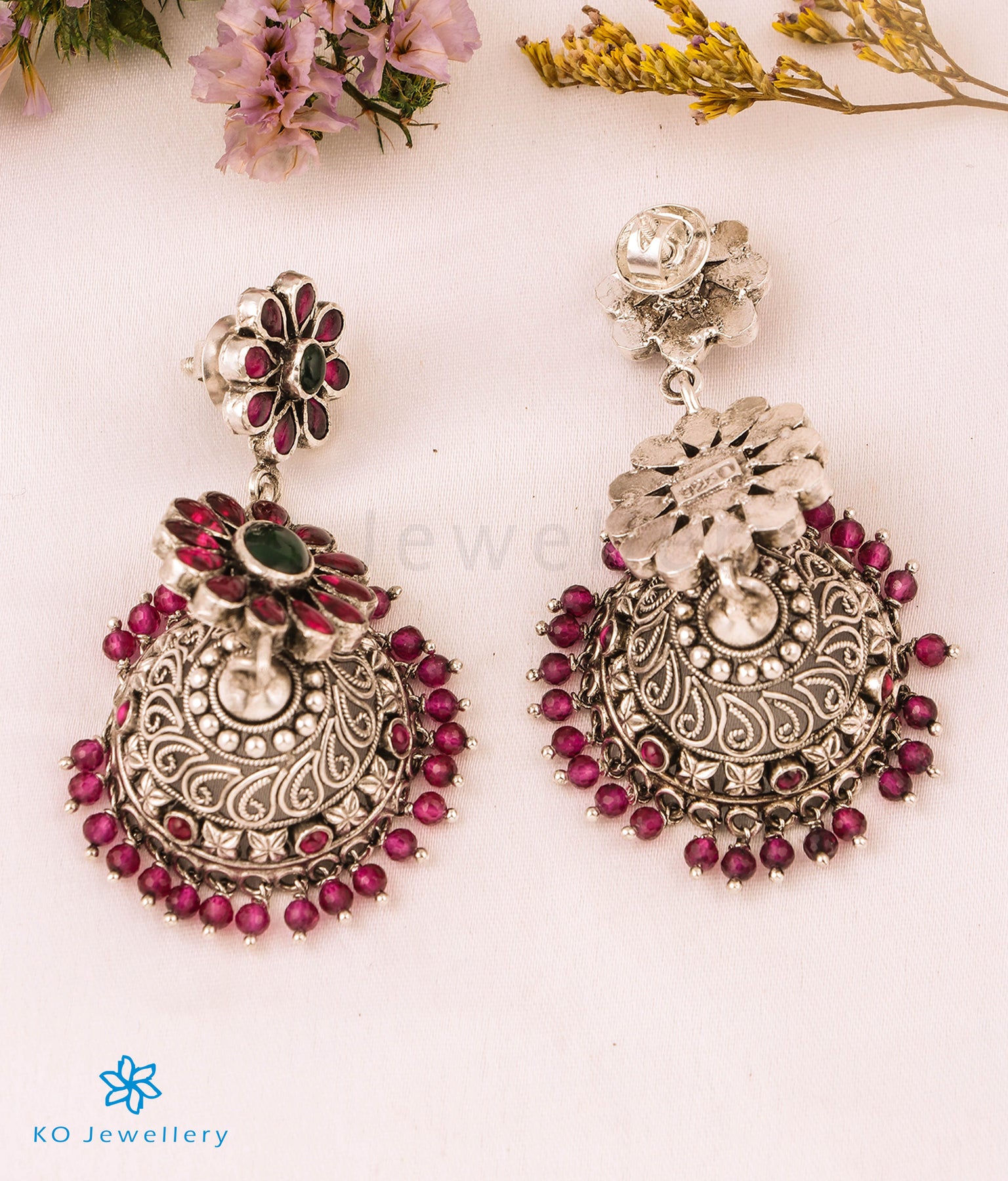 Silver jhumkas online shopping India - Silver jewellers since 1995 ...