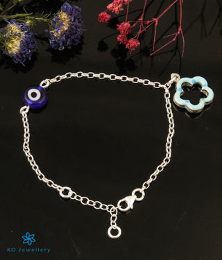 Copy of The Elena Silver Charms Bracelet