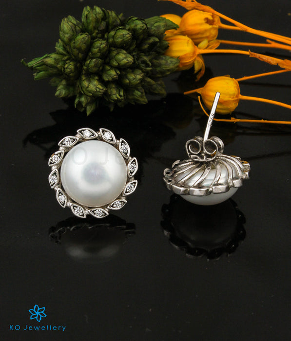 The Pearl Silver Earrings