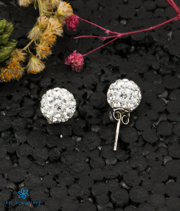 Little Details Silver Rhinestone Mini Hoop Earrings | Mini hoop earrings,  Diamond hoop earrings small, Small silver hoop earrings