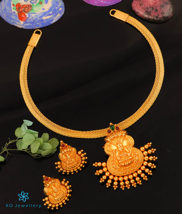 The DhanLakshmi Silver Necklace