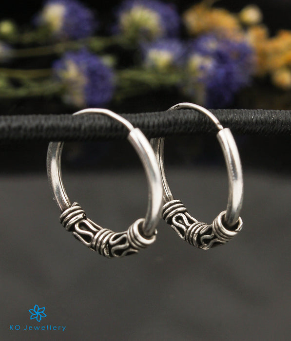 The Grace Silver Hoop Earrings