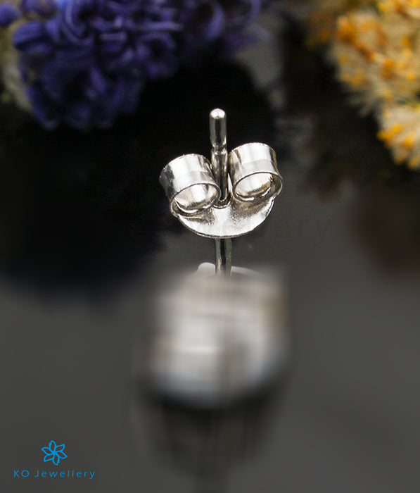 The Cluster Diamond Silver Earrings (Small)