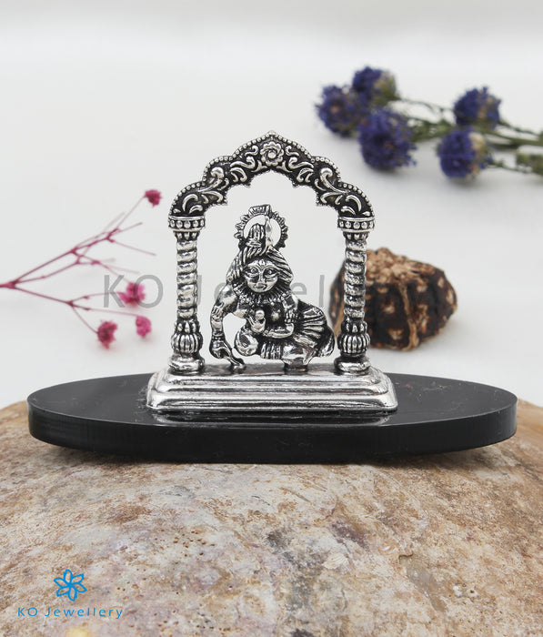 The Makhan Krishna 925 Silver Idol