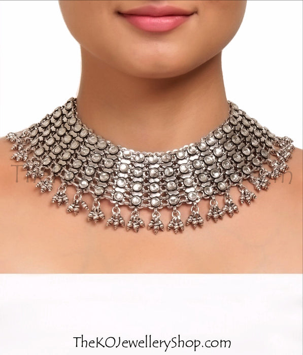 The Noor Silver Necklace
