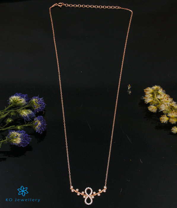 The Mejuri Silver Rose-gold Necklace