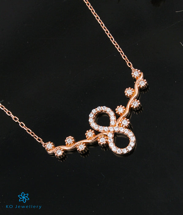 The Mejuri Silver Rose-gold Necklace