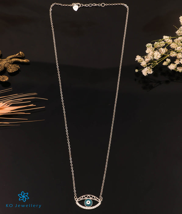 The Carola Evileye Silver Necklace