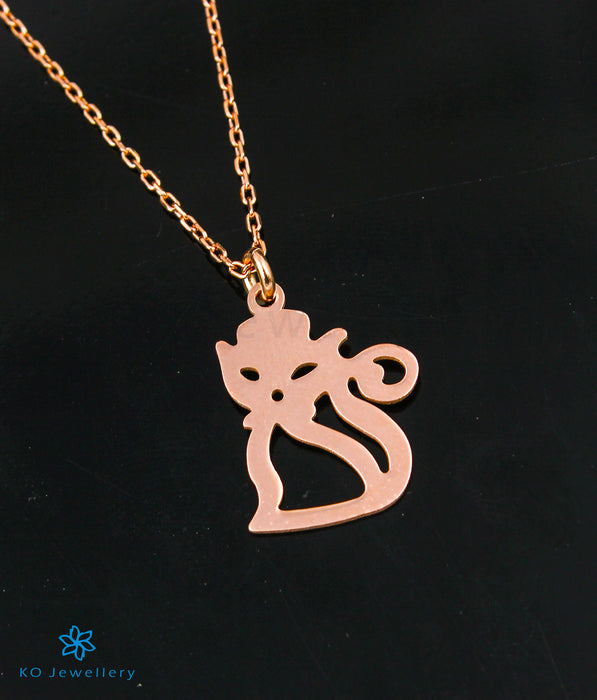 The Meow Silver Rose-gold Necklace