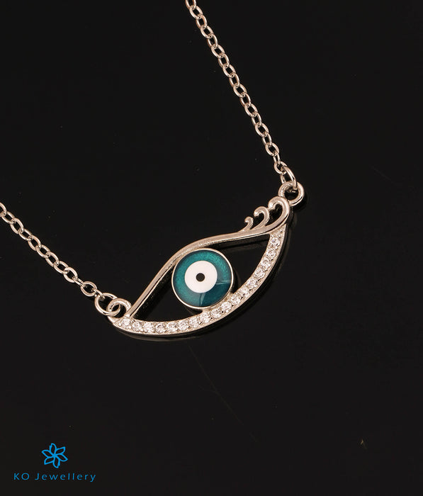 The Aitana Evileye Silver Necklace