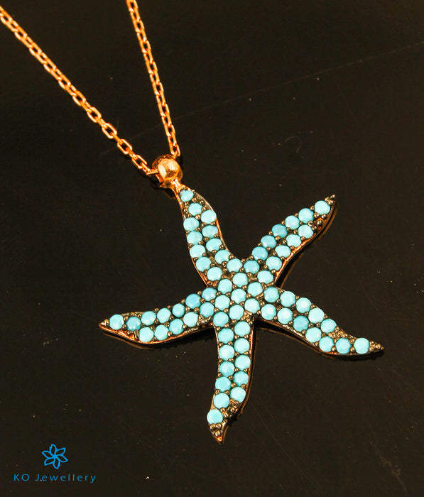 The Starfish Silver Rose-gold Necklace